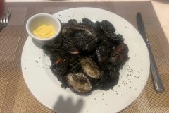 Paella negra at La Quilla, Condesa, CDMX