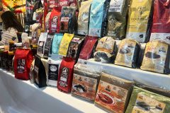 Coffee and moles in Oaxaca mercado 20 de noviembre