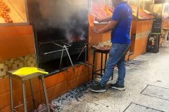grilling in Oaxaca mercado 20 de noviembre