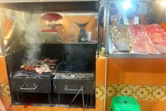 grilling in Oaxaca mercado 20 de noviembre